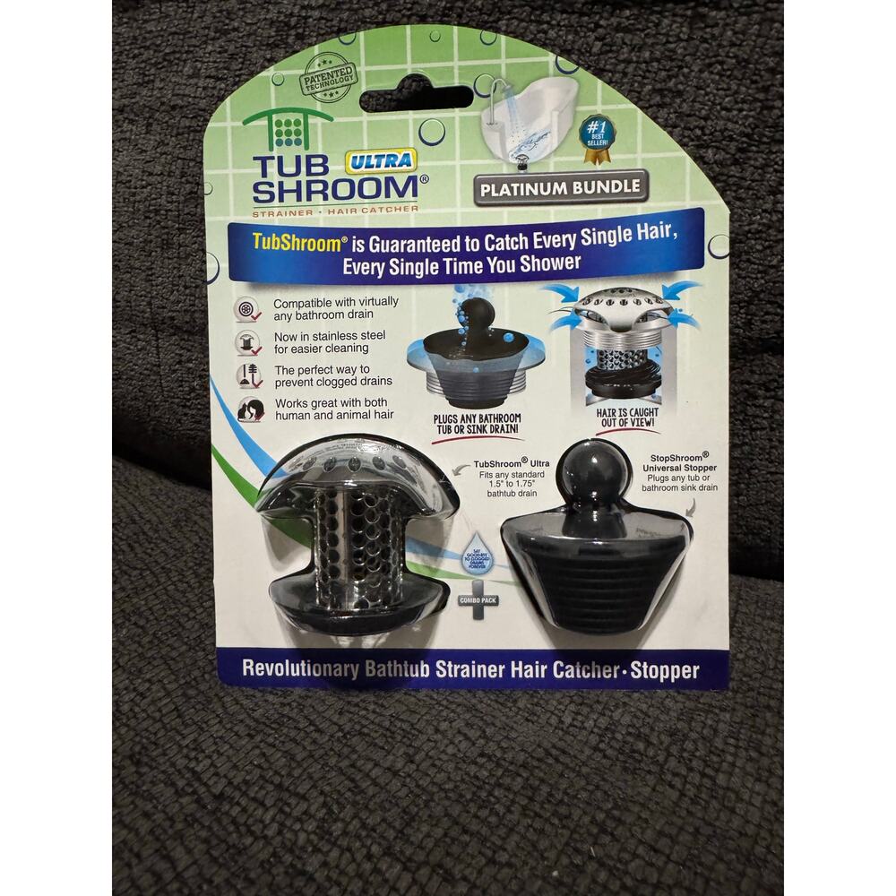 TubShroom Ultra Bath Tub Drain Protector